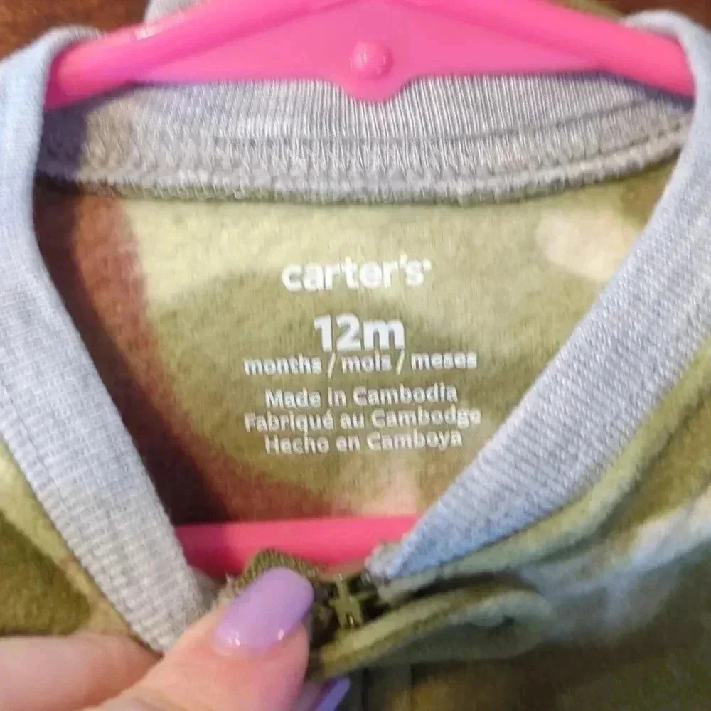 CARTER'S dinosaur sleepwear